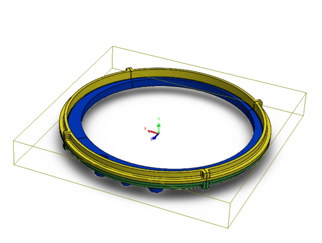 NIV helmet collar - CAD model